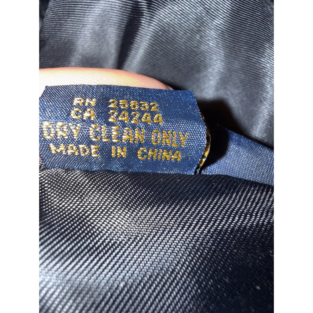 Circle S Western Herringbone Sport Coat Blazer Grey Black Suede Yoke Silk 48L - Picture 12 of 12